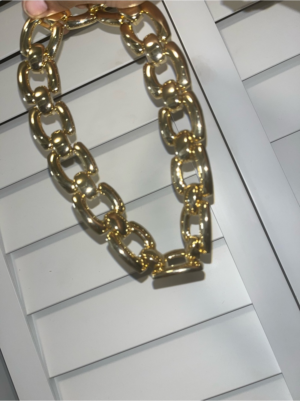 Gold Chunky Chain Necklace - Women Jewelry